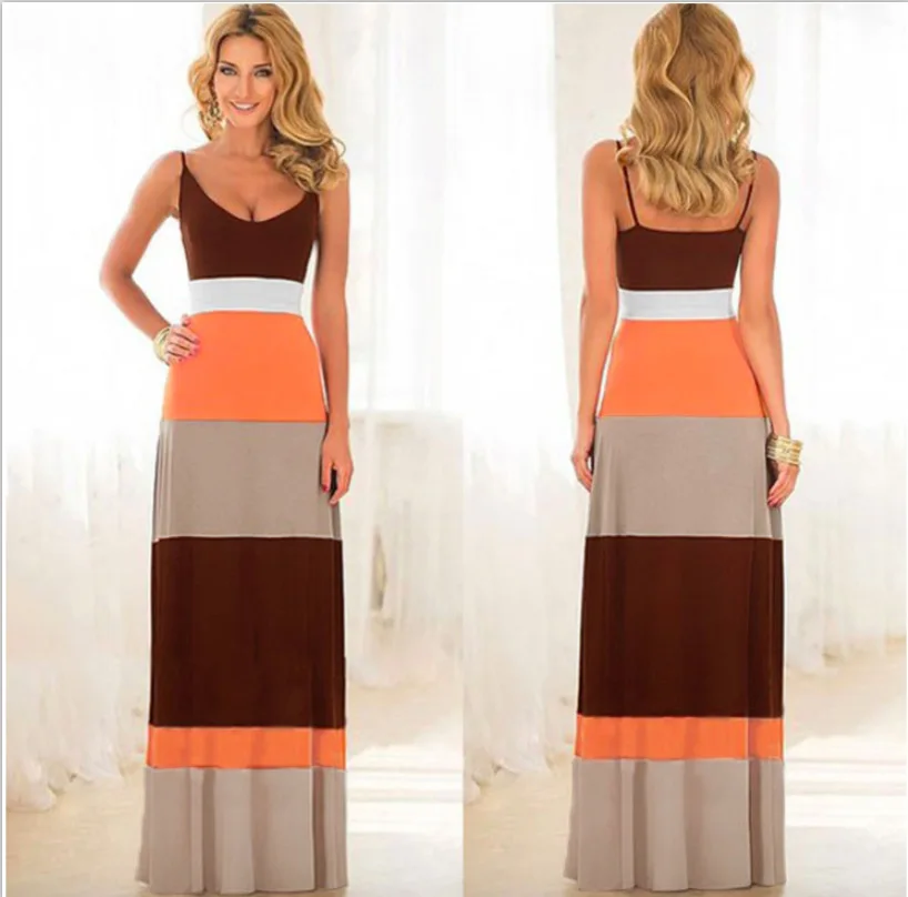 ZOGAA 2019 Sleeveless Family Matching Clothes Stripe Mother Daughter Dresses Causal Moeder Dochter Kleding 2 colors ZOGAA 2019 Sleeveless Family Matching Clothes Stripe Mother Daughter Dresses Causal Moeder Dochter Kleding 2 colors