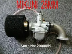 26 мм Mikuni Карбюратор Carb воздушный фильтр впускной трубы комплект для китайского производства CRF KLX TTR 110cc 125cc 140cc питбайк