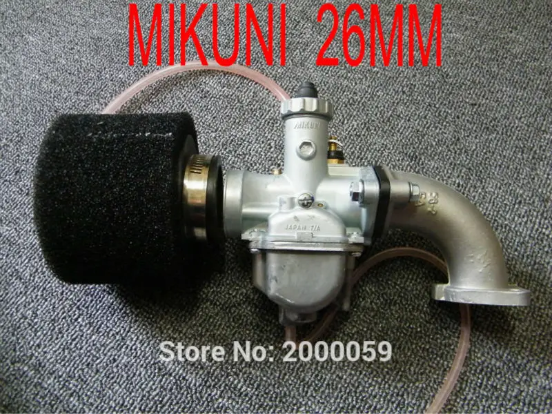 26MM Mikuni Carburetor Carb Air Filter Intake Pipe Kit For Chinese Made