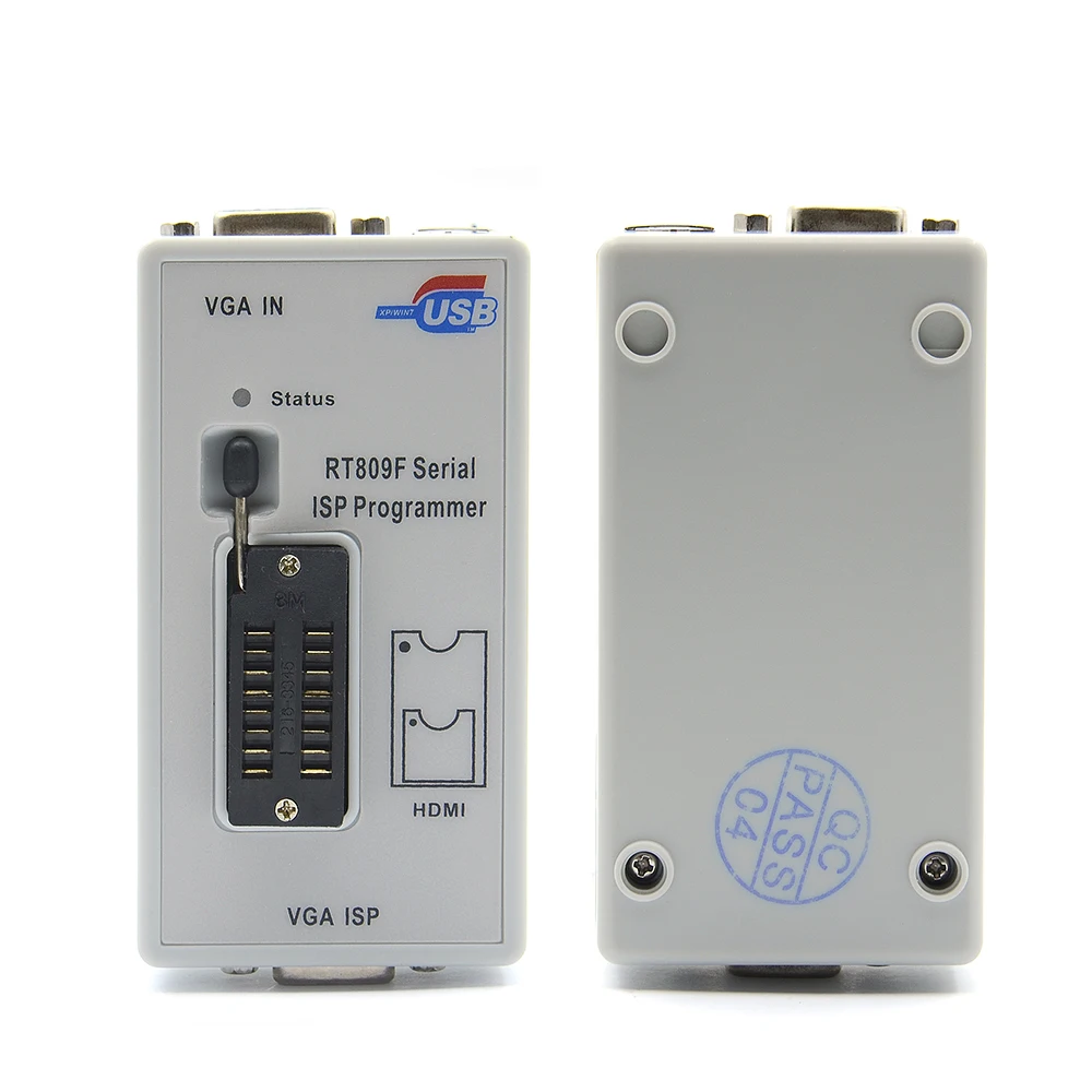 2020 новейший RT809F ISP программатор + 11 адаптеров 24 25 93 serise IC Оффлайн плата KB9012 VGA LCD