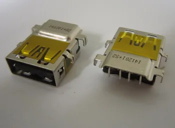 

10pcs Female USB Connector fit for Toshiba C55D-B, Dell Inspiron 15-7000 7548 Series and other laptop motherboard usb jack port