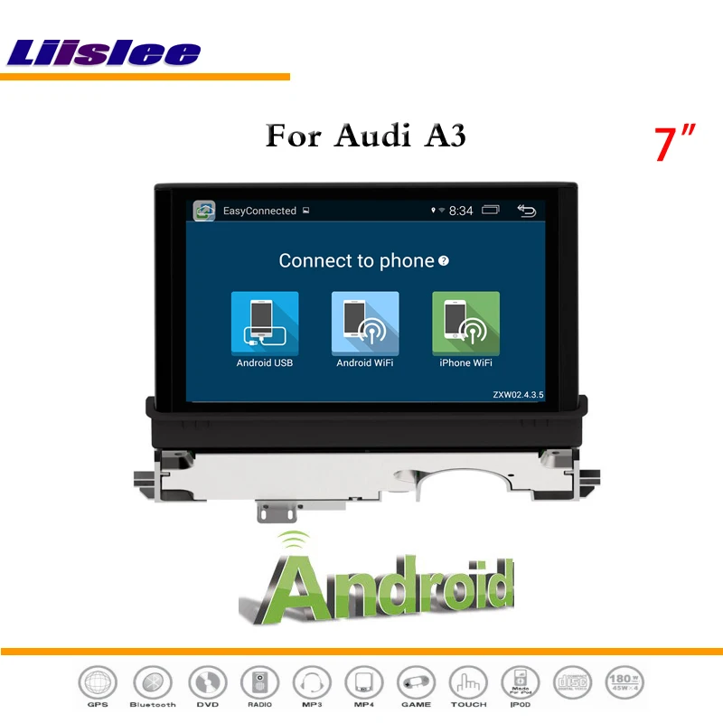 Cheap Liislee Car Android Multimedia For Audi A3 2016 Stereo Video Radio BT FM TV RDS WIFI CD DVD Player GPS Map NAV Navigation System 3 Cheap Liislee Car Android Multimedia For Audi A3 2016 Stereo Video Radio BT FM TV RDS WIFI CD DVD Player GPS Map NAV Navigation System 3