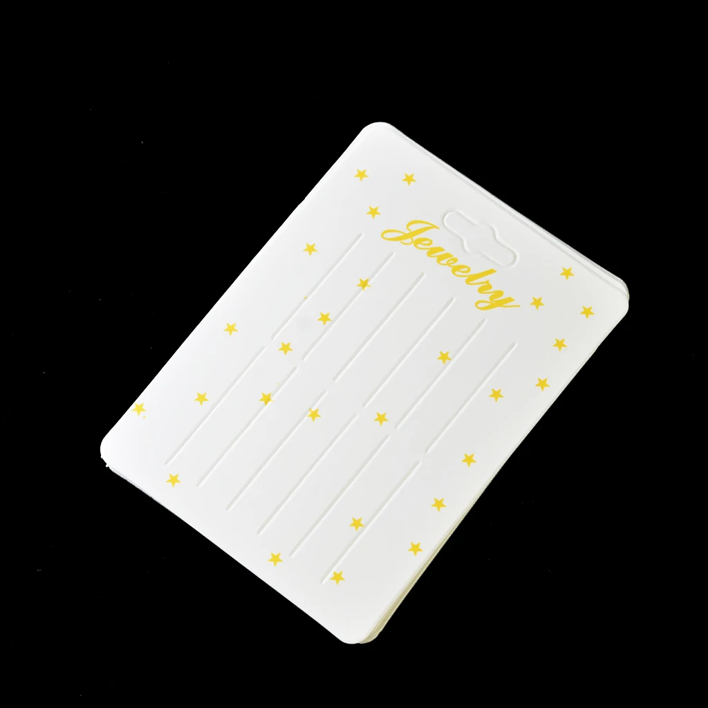20pcs Rectangle Paper Blank Kids Women Hair Bow Hair Clip Band Barrette Hair Accessories Jewelry Packaging Display Cards