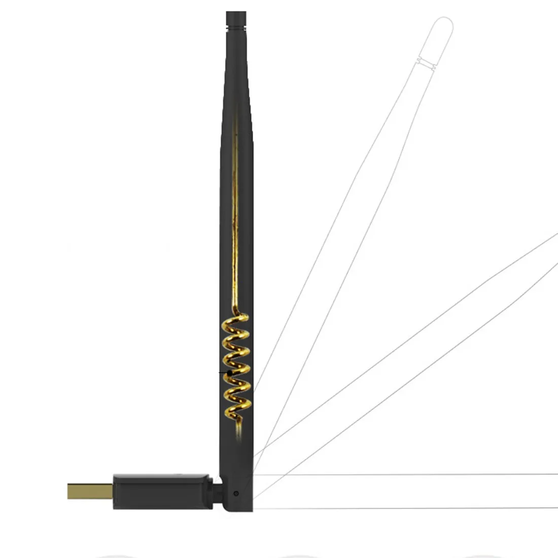 300 Мбит/с 6 дБ Мини USB wifi-адаптер с антенной ПК USB Wi-Fi приемник беспроводная сетевая карта 802.11b/n/g высокоскоростной USB Wi-Fi, Ethernet