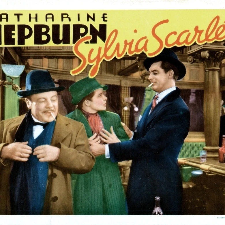 Sylvia Scarlett Lobbycard From Left: Edmund Gwenn Katharine Hepburn Cary Grant 1935 Movie Poster Masterprint (14 x 11)