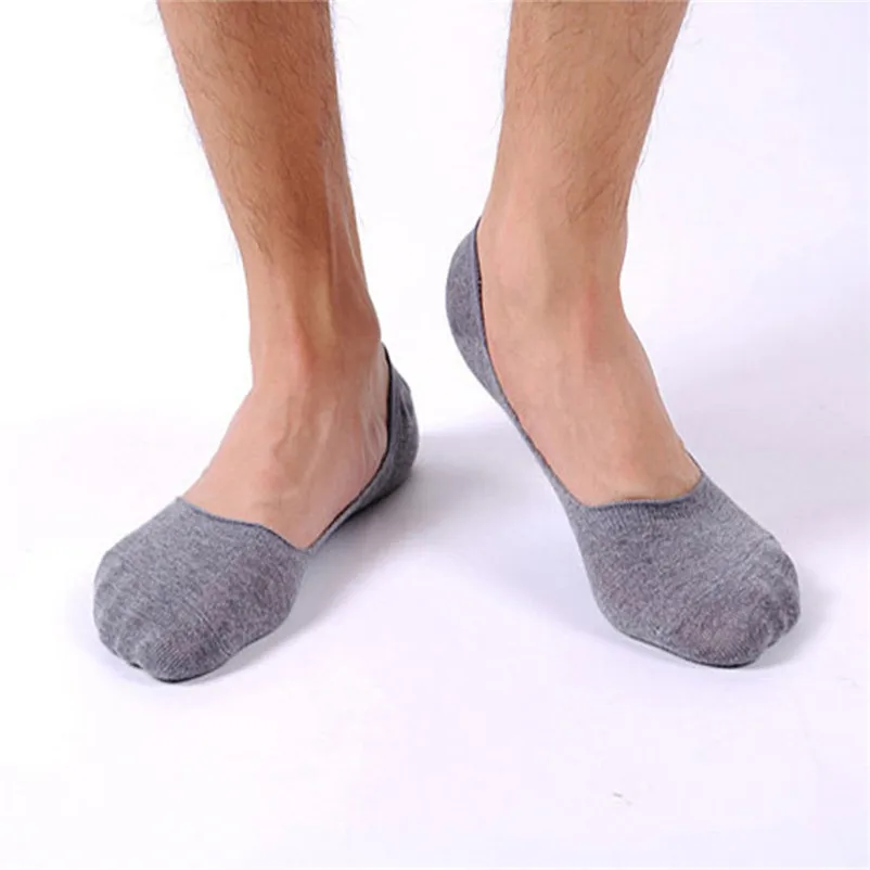 1 Pair Men Sport Cotton Non Slip Socks Shallow Mouth Invisible Boat Sock Outdoor 1 Pair Men Sport Cotton Non Slip Socks Shallow Mouth Invisible Boat Sock Outdoor