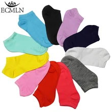 Stylish 2017 Female 1 Pair 6color Cotton Blend elastic Socks Warm Winter Women ankle length
