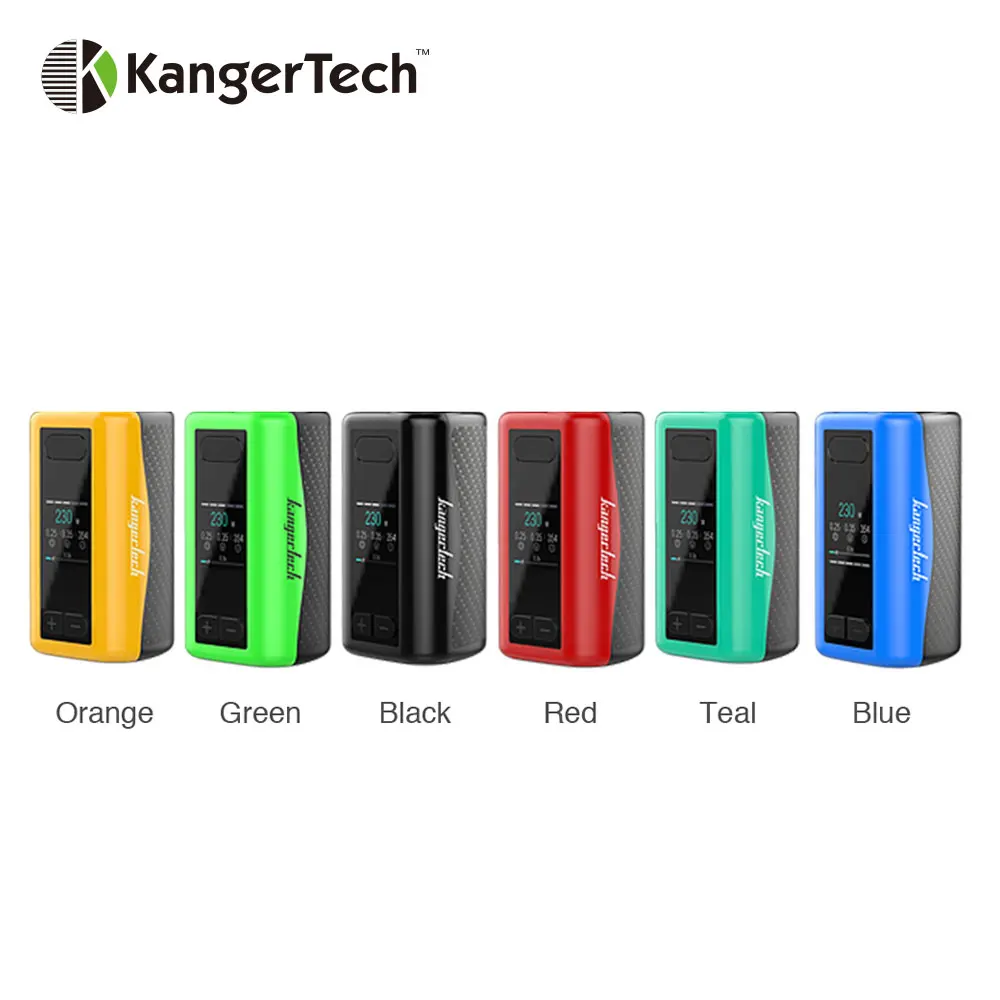 

Kanger IKEN TC Box MOD Built-in 5100mAh Battery Max 230W Output Max E-cig Mods Army-grade TFT Screen E-cigarette Mod 510 Thread