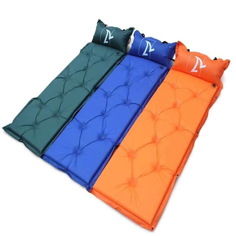 

183*57*2.5cm Ultralight Inflatable Air Mattress Portable Folding Outdoor Single Camping Mat Sleeping Pad Picnic Beach Mat Online