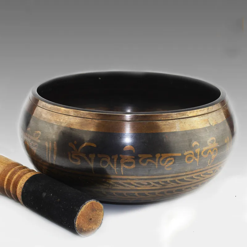 17CM Tibetan Singing Bowl Himalayan Hand Hammered Chakra Meditation