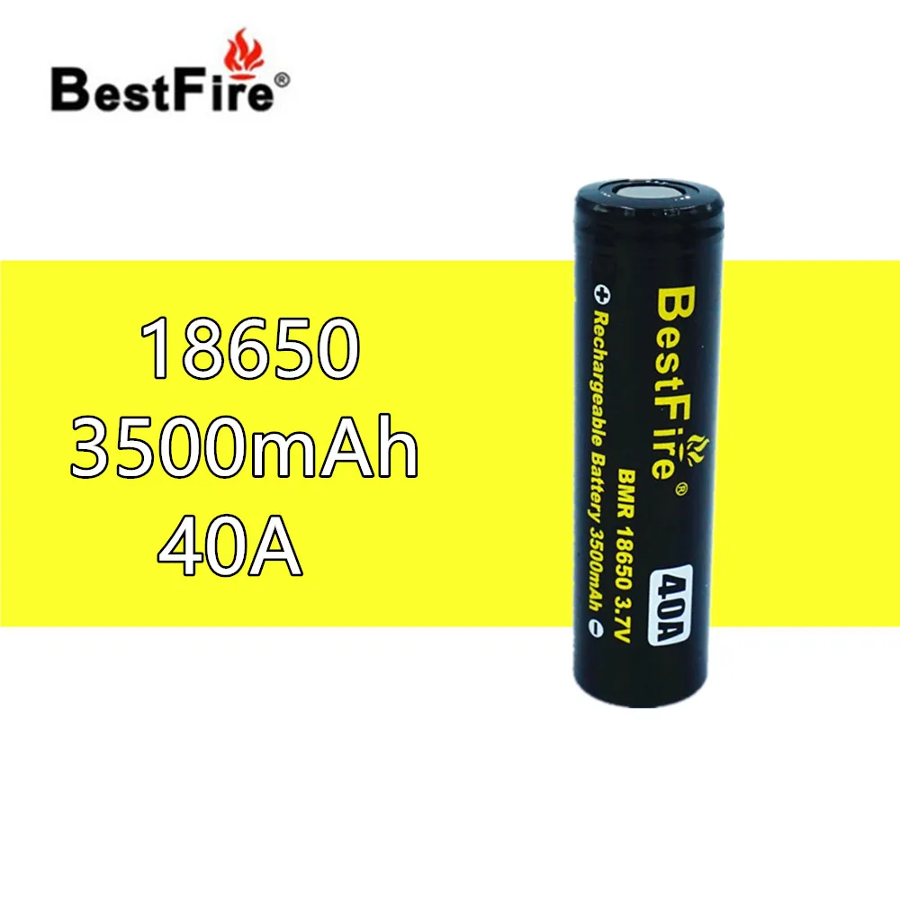1 шт. Bestfire18650 аккумуляторная батарея 3 7 V 3500mAh 40A для SMOK X Priv Alien AL85 Majesty Vape Mod Kit VS ICR18650