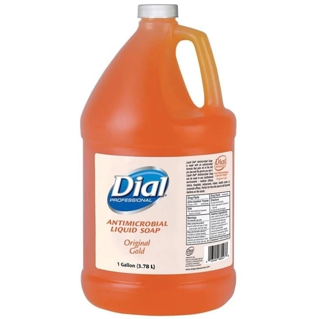 Dial 2340088047 CPC 1 gal Antimicrobial Liquid Hand Soap Gold - Case of 4