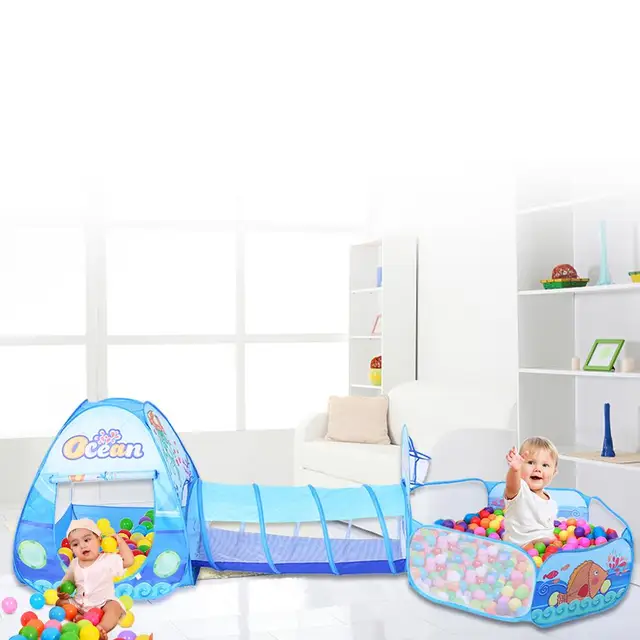 36 Styles Portable Baby Playpen Children Ball Pit with Basketball Hoop Kids Dry Ball Pool Folding Indoor Outdoor Game tent Toys 4