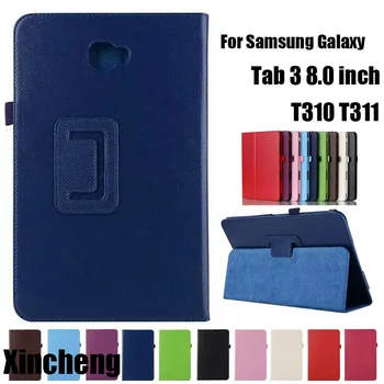 

Flip Stand Case for Samsung Galaxy Tab 3 8.0 T310 T311 Leather Tablet Cases for Samsung Galaxy Tab3 SM-T310 8 Protective Shell
