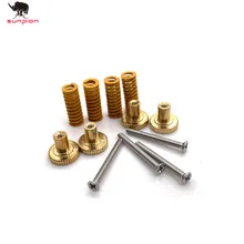 3d Printer Parts Hot Bed Spring Leveling Kit M3*30MMScrew&nut Leveling Spring Kit For Heated Bed Cr10 Ender-3 Prusa I3 Mk2/mk3