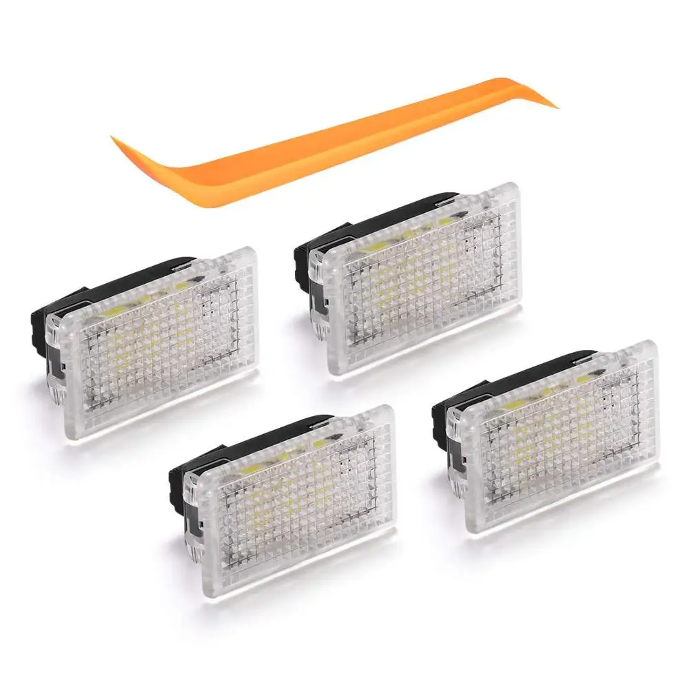 

4pcs Upgrade Easy Plug Replacement LED Interior Lighting Bright LED Light Bulbs Kit For Tesla Model 3 Model S Model X