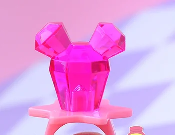 

30pcs Mixed 7cm Tokyo Disny cartoon mouse diamond Ring action figure doll Hard PVC Toy d10
