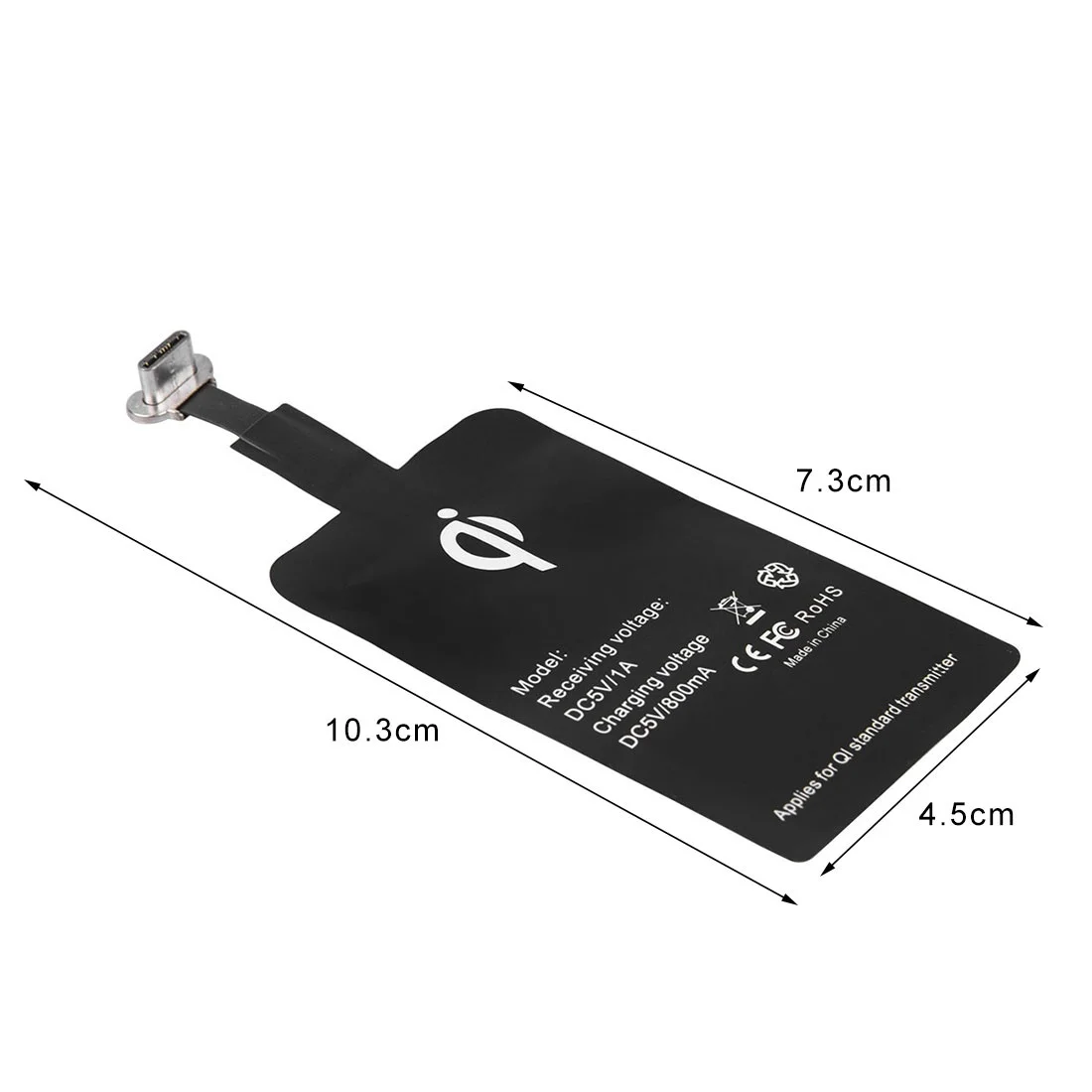 TypeC мобильный телефон Android универсальный беспроводной зарядный приемник Qi