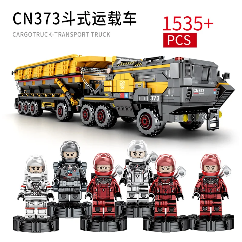 Sembo блок 107005 бродячая земля cargotruck транспорт Грузовик 811 шт головоломка