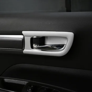 

Stainless steel / carbon fibre inner handle frame for Renault Koleos for Samsung QM6 2017 2018 Accessories