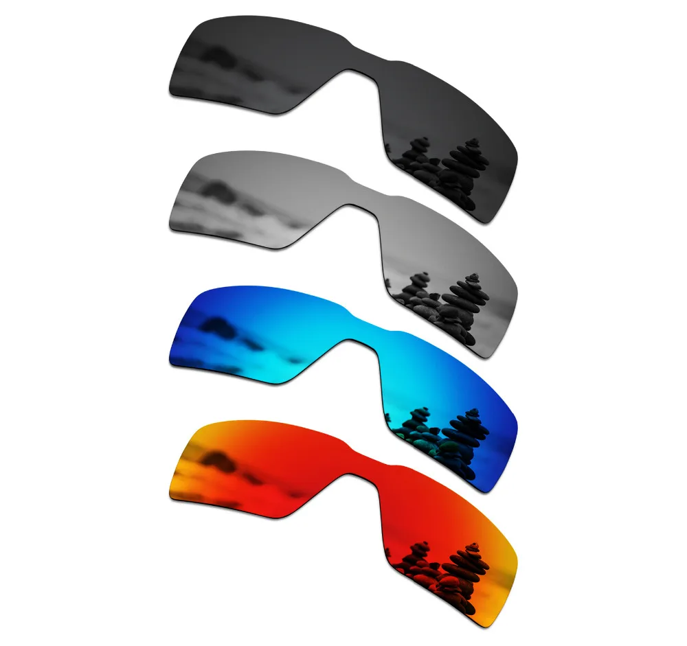 

SmartVLT 4 Pieces Polarized Sunglasses Replacement Lenses for Oakley Probation - 4 Colors