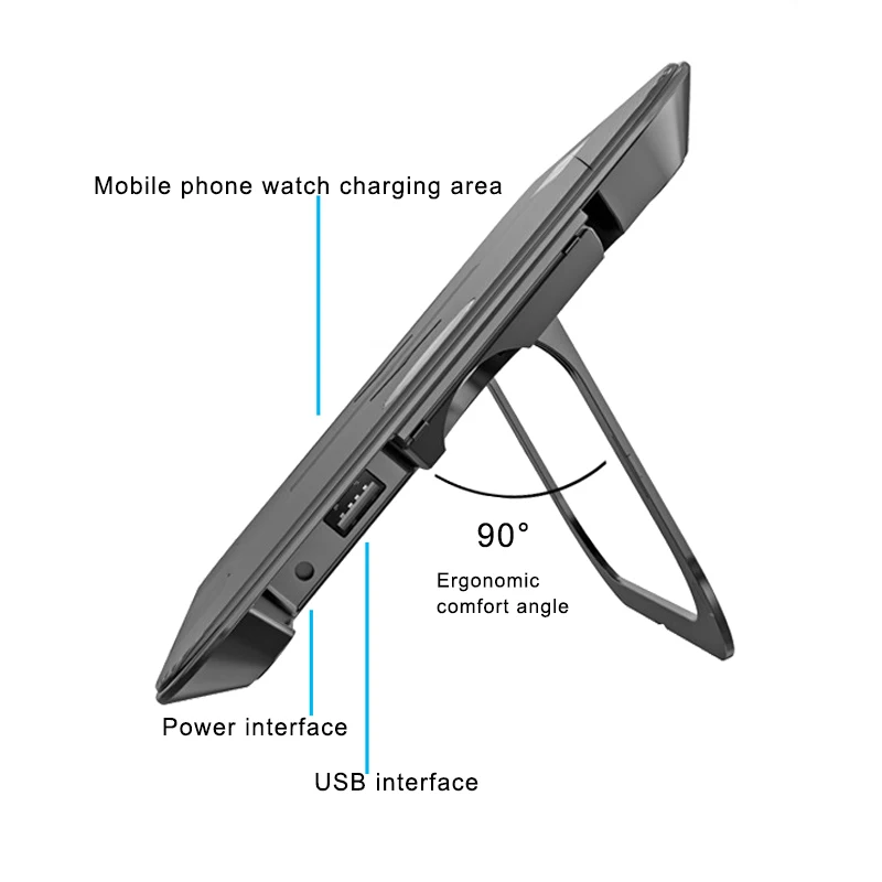 

Wireless Charger 3 in 1 Charging Portable for Apple Watch iPhone 8 XS XR Mobile Phone Dropshipping