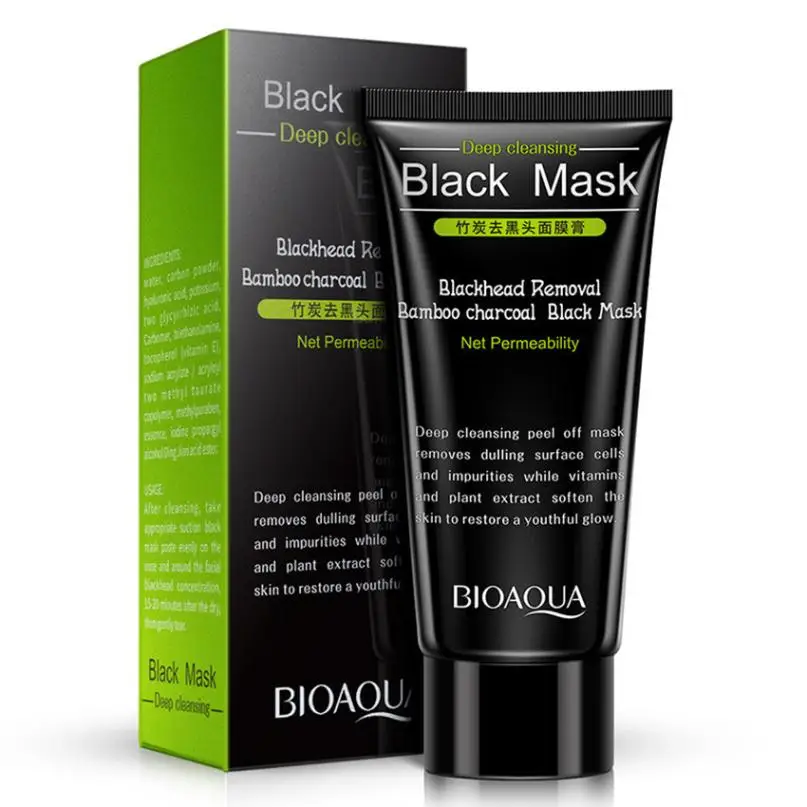 Лучший уход за кожей Новая Черная грязь глубокое очищение бамбуковая маска для удаления черных точек Очищающая маска для лица Прямая поставка