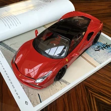 Литой металл Fine Edition 1/18 Supercar 488GTB Настольный дисплей коллекция моделей игрушек для детей