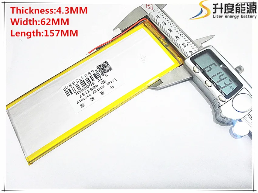 Бесплатная доставка 3 7 V 5000 mah Оригинал 4362157 Лучший США e8hd Патриот M50D Батарея M50/80 M802