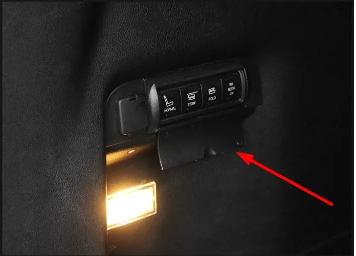 

Protective cap cover for buttons in trunk for Ford Explorer 2011 2012 2013 2014 2015 2016 2017