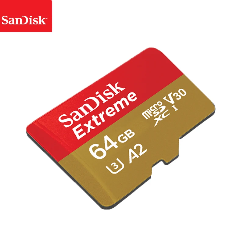 SanDisk карта памяти Micro SD 128 Гб 64 Гб 32 Гб microSDHC/microSDXC UHS-I U3 скорость чтения до 160 МБ/с./с UHD 3D 4K