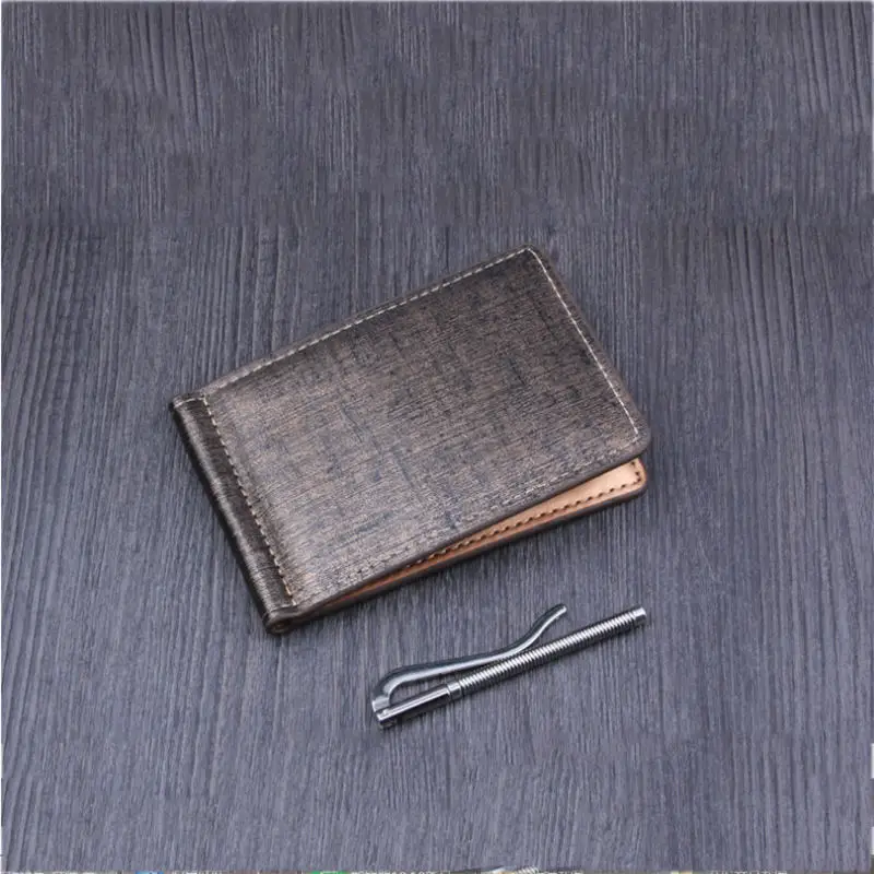 

LKEEP Men Bifold Business PU Leather Wallet Luxury Brand Famous ID Credit Card Visiting Cards Wallet Magic Money Clips 2018 Hot