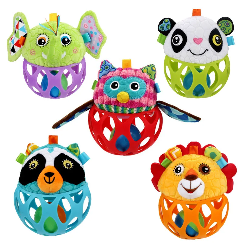 

Baby Hand Catching Ball Rattles Baby Toys 0-12 Months Crib Mobile Newborn Tactile Perception Training Educational Toys