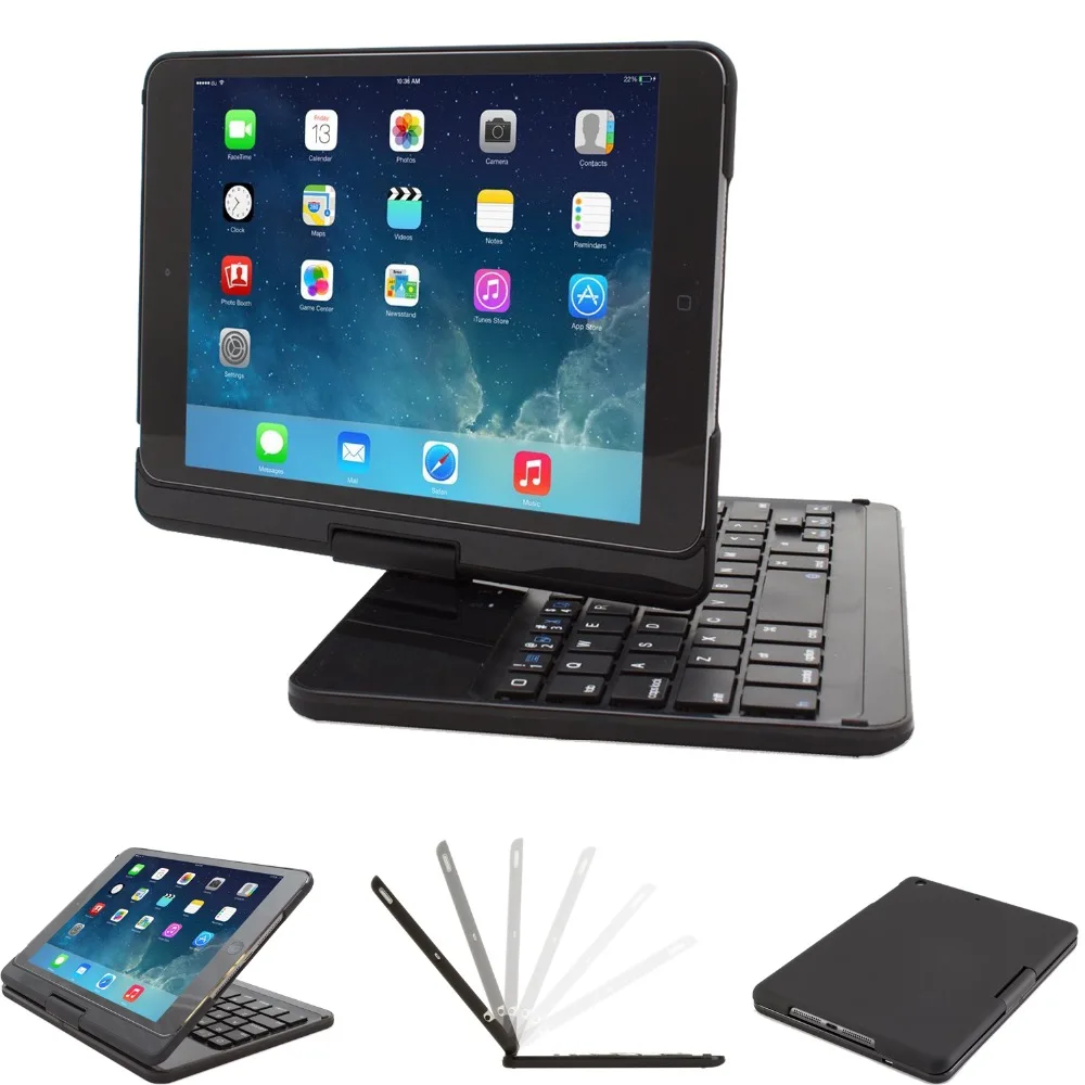 Download For iPad Mini 4 2019 case keyboard backlit 7 color ...