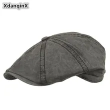 XdanqinX унисекс хлопковые береты весна лето тип мыть х/б козырек кепки s для мужчин женщин Регулируемый размер брендовая бейсболка