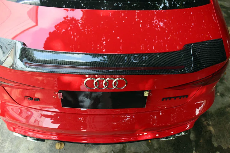 A3 Sline S3 спойлер-RENN Стиль спойлер из углеволокна для Audi S3 седан