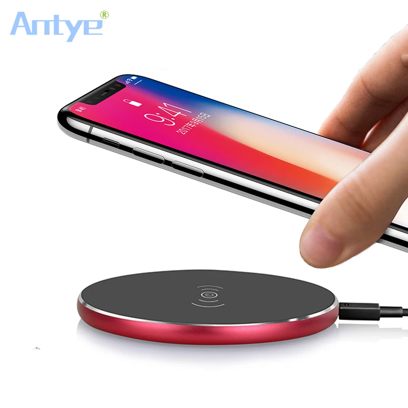 

For iPhone 8 X Wireless Charger 5V 2A Original Qi Wireless Charger Charging Pad For Samsung Galaxy S8 Note 8 Wireless Devices