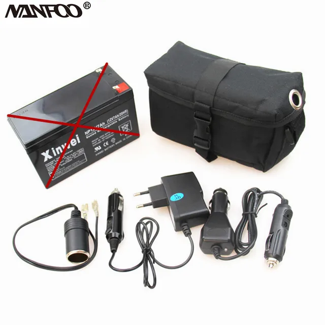 Handheld Hunting Spotlight Battery Pack Kit Lead acid Battery Pack Kit