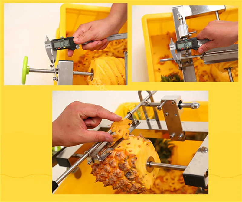 Цена ручная машина для зачистки ананаса/мини-нож для кожи ананаса/ручная машина для удаления ананаса comosus peel
