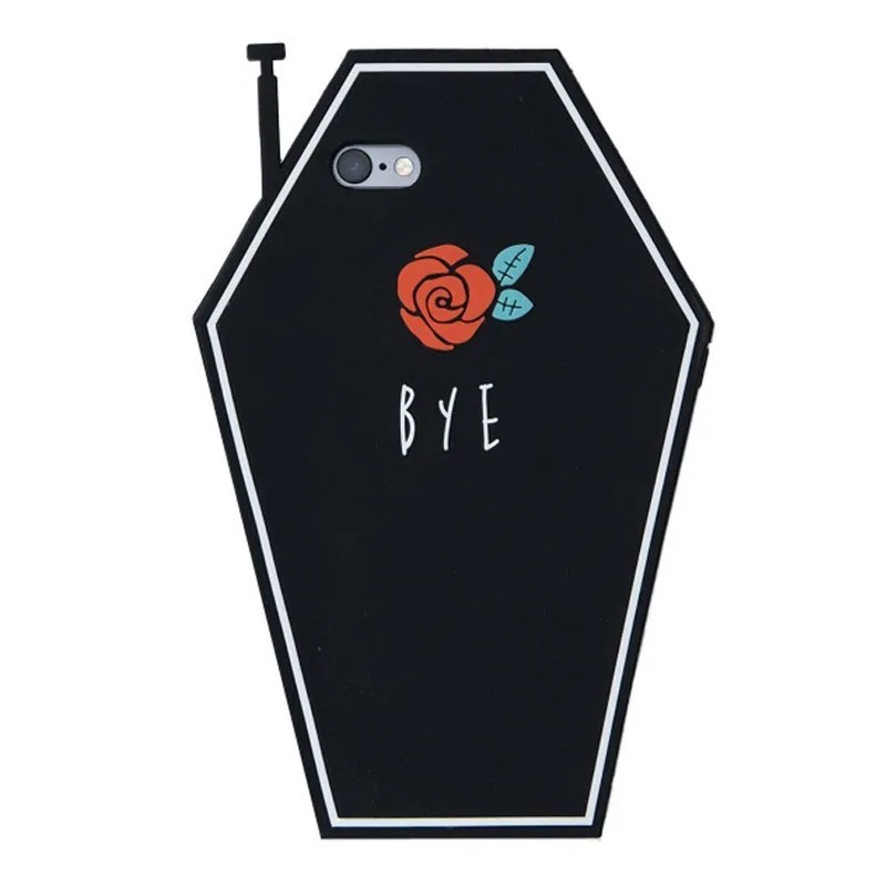 Seonstai классный шикарный Wish Charm Goodbye черный ужас панк Мягкий силиконовый чехол для