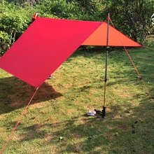 3F UL gear Сверхлегкий брезент легкий мини тент для защиты от солнца походный коврик палатка 20D нейлон силикон 210*150 см