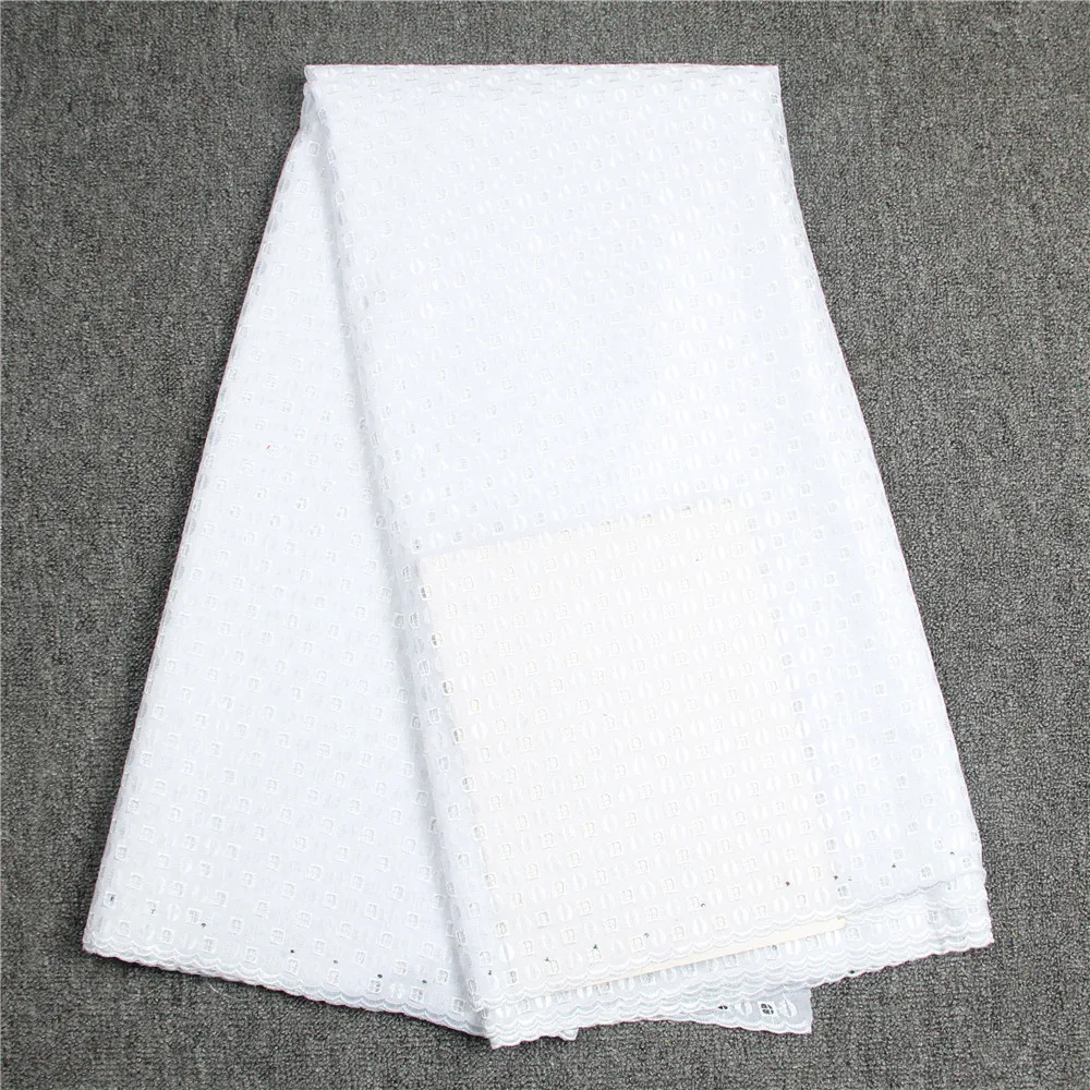 

HFX High Quality white african Swiss Voile Lace 2019 African Polish Swiss Cotton Voile Lace Fabric For men and women Y677