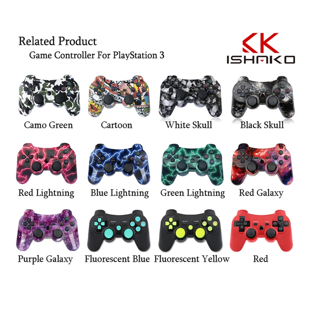 К Ishako для sony PS3 контроллер геймпад Playstation 3 консоль Dualshock игровой джойстик Джойстик геймпады