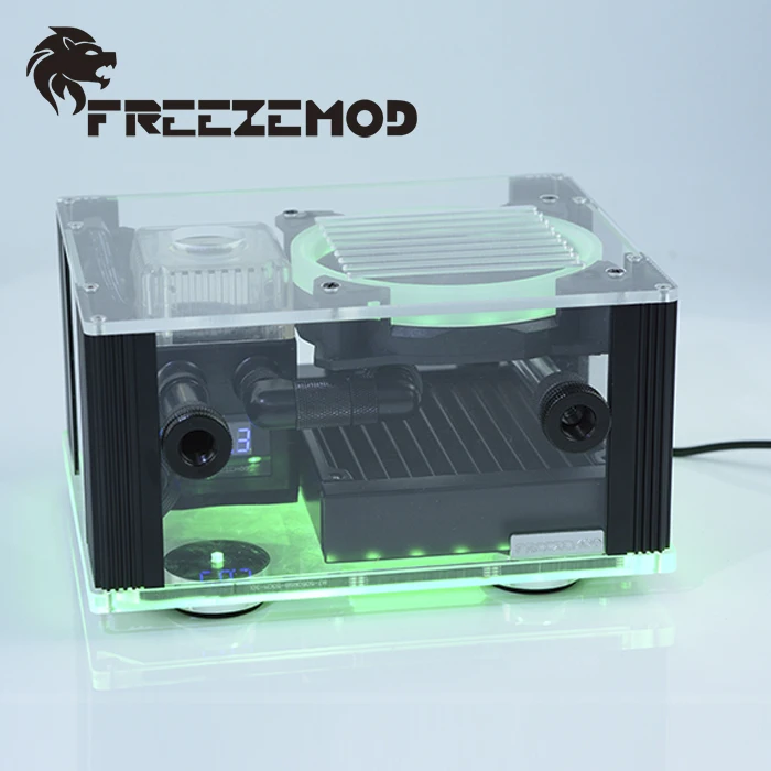 FREEZEMOD BOX-12YT внешнее водяное охлаждение интегрированная интеллектуальная коробка температурный дисплей RGB эффект