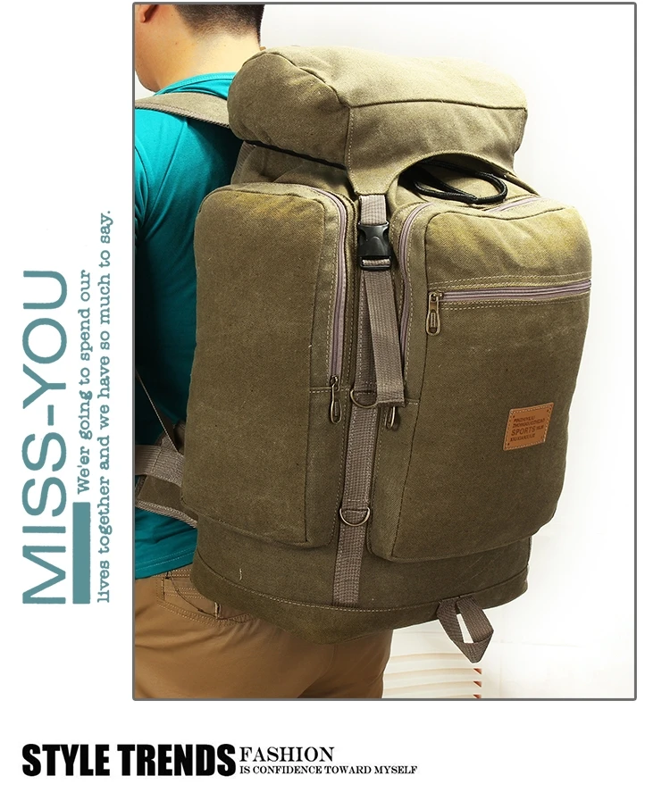 Мужской армейский рюкзак большой емкости для путешествий, военный рюкзак, мужской рюкзак для альпинизма, лагеря, холст, повседневные многофункциональные сумки для мужчин