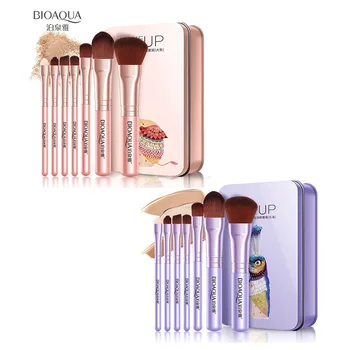 

BIOAQUA 7Pcs Makeup Brushes Set Eye Lip Face Foundation Make Up Brush Kit Soft Fiber Hair Tools 789
