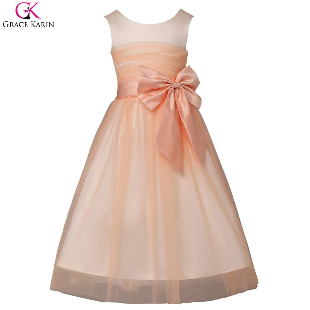 Cheap Flower Girl Dresses For Weddings Party Pageant Dress Girls Evening Gown Kids Formal
