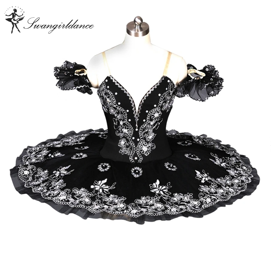 Free shipping,Black Swan Lake Ballet Tutu,Classical ballet tutu,black professional ballet tutu,blue ballet tutus adult BT8973