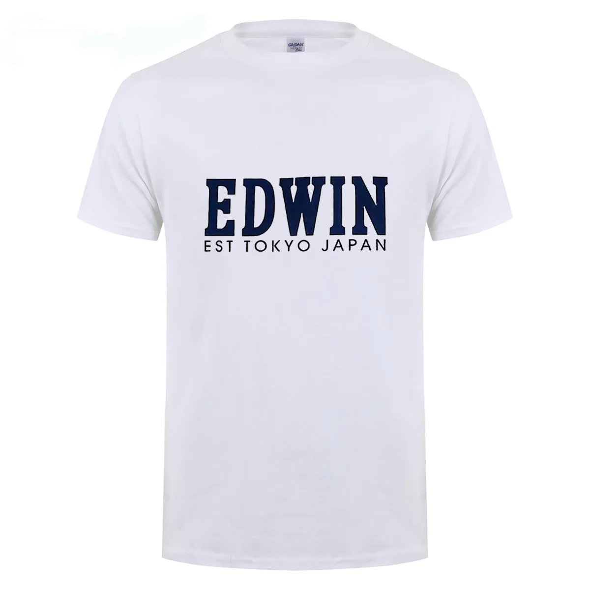 Футболка Edwin Logo type 2-белый | Мужская одежда