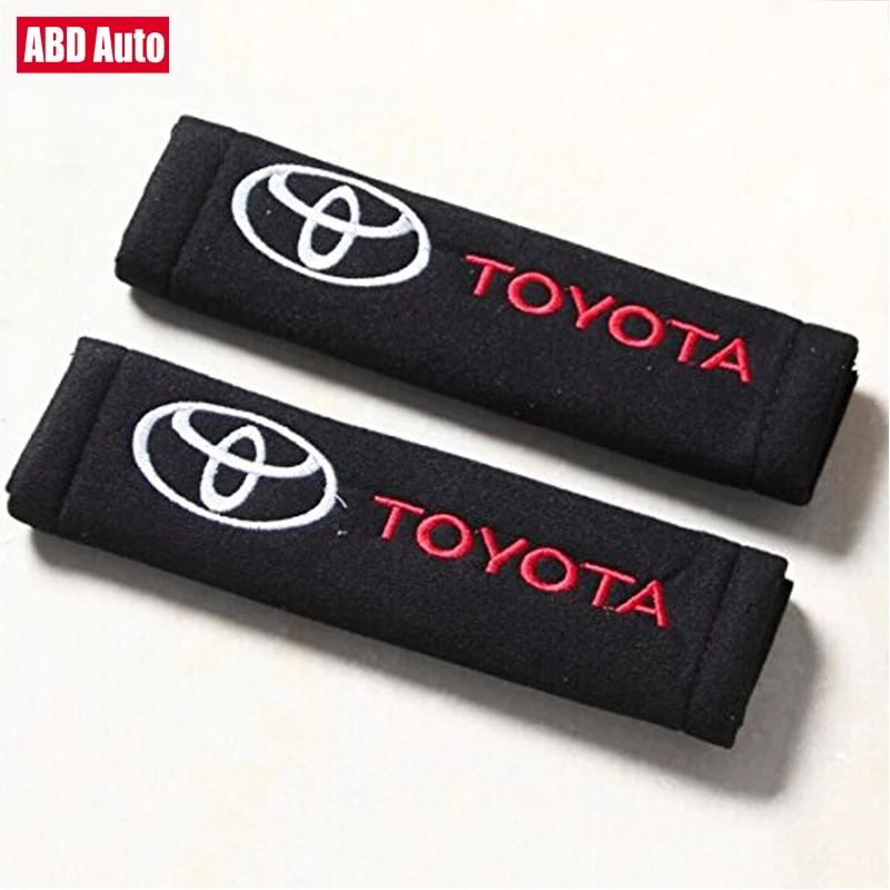 ABD Auto 1 Pair for Toyota cars Seat Belt Strap Covers Shoulder Pad